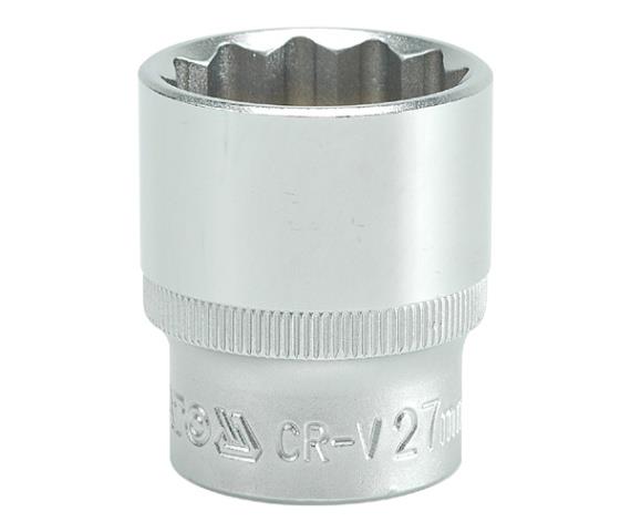 YT1289 Yato Головка торцевая короткая 12-гранная 1/2" 27 мм