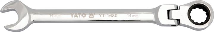 Yato YT-1676 Ключ ріжково-накидний з тріскачкою та шарніром 10 мм, 160мм YT1676: Купити в Україні - Добра ціна на EXIST.UA!