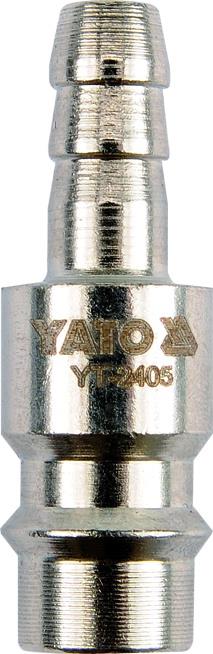 Yato YT-2405 Швидкознімна муфта для шланга 6 мм YT2405: Приваблива ціна - Купити в Україні на EXIST.UA!