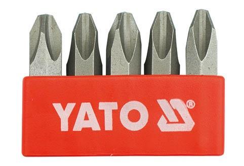 Yato YT-2811 Набір біт ударних PH3 5/16" 5шт YT2811: Купити в Україні - Добра ціна на EXIST.UA!