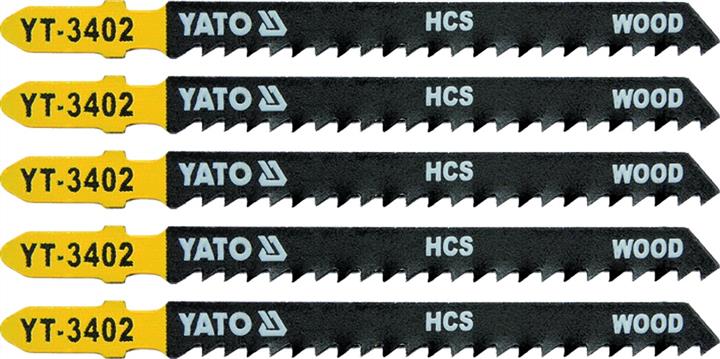 YT3402 Yato Полотна для електролобзика (дерево), 100мм, 8TPI, 5шт