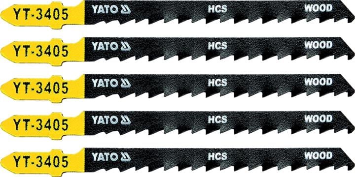 YT3405 Yato Полотна для электролобзика (дерево), 6TPI, 100мм, 5 шт