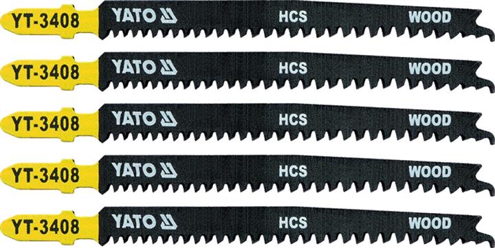 YT3408 Yato Полотна для електролобзика(дерево), 13TPI, 5шт,115мм