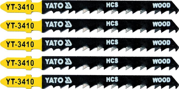 YT3410 Yato Полотна для электролобзика (дерево), 6TPI, 100мм, 5шт