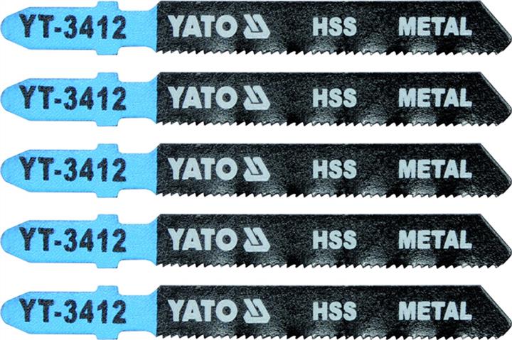 YT3412 Yato Полотна для електролобзика (метал), 21TPI, 75мм, 5шт