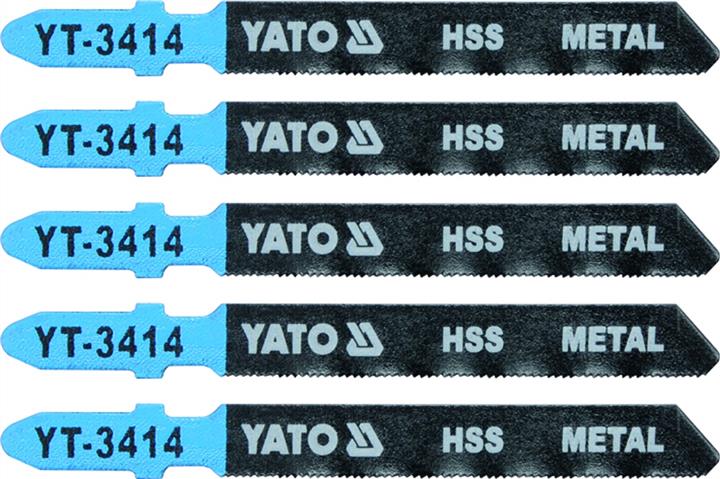 YT3414 Yato Полотна для електролобзика (метал), 32TPI, 75мм, 5шт