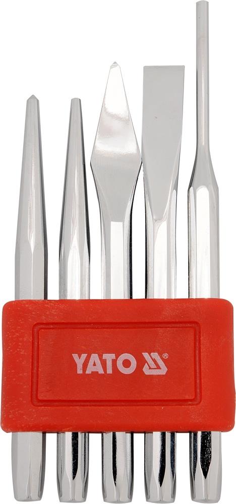 Yato YT-4695 Набір зубил, кернів і пробійників 5шт YT4695: Купити в Україні - Добра ціна на EXIST.UA!
