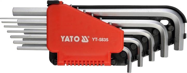 Yato YT-5835 Набір ключів шестигранних Г-подібних 12 шт YT5835: Приваблива ціна - Купити в Україні на EXIST.UA!