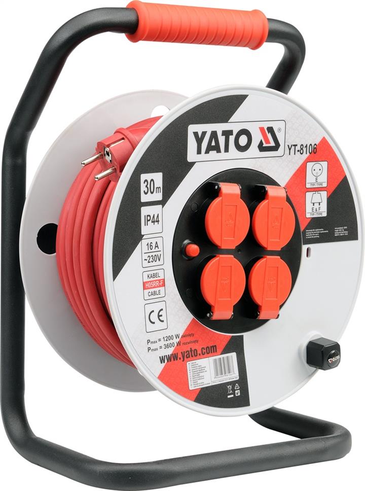 Yato YT-8106 Подовжувач електричний на котушці 30 м, 3х 2,5 мм YT8106: Купити в Україні - Добра ціна на EXIST.UA!