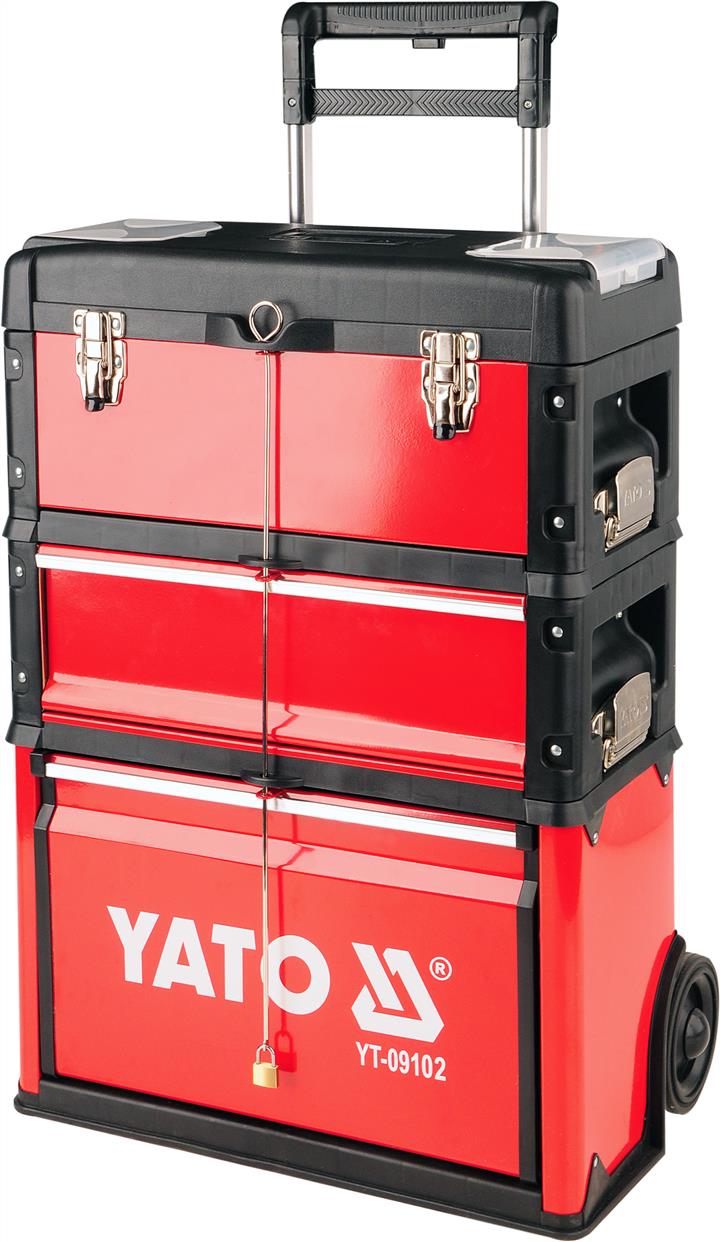 Yato YT-09102 Ящик для інструментів на колесах 520х320х720 мм YT09102: Приваблива ціна - Купити в Україні на EXIST.UA!