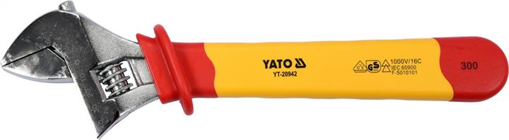 Yato YT-20942 Ключ розвідний діелектричний 300мм YT20942: Купити в Україні - Добра ціна на EXIST.UA!