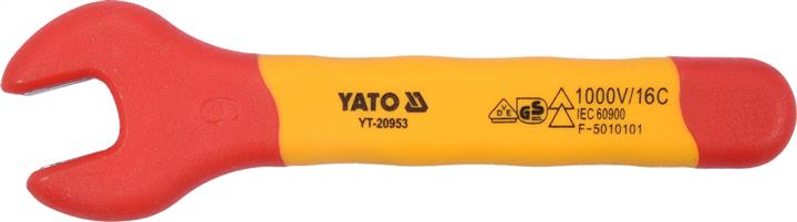 Yato YT-20953 Ключ ріжковий, ізольований корпус до 1000 В. 9 мм YT20953: Купити в Україні - Добра ціна на EXIST.UA!