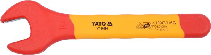 YT20960 Yato Ключ ріжковий діелектричний 16 мм