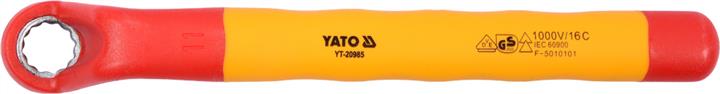 YT20985 Yato Ключ накидний, ізольований корпус до 1000 В. 11 мм