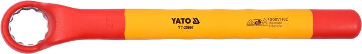 YT20997 Yato Ключ накидний, ізольований корпус до 1000 В. 27 мм