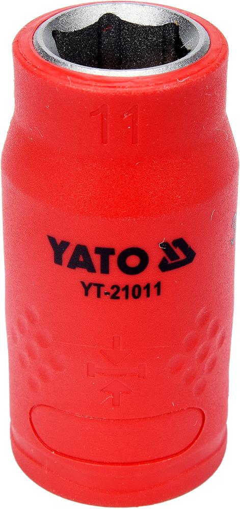 Yato YT-21011 Головка торцева 6-гранна діелектрична 3/8" 11 мм YT21011: Купити в Україні - Добра ціна на EXIST.UA!