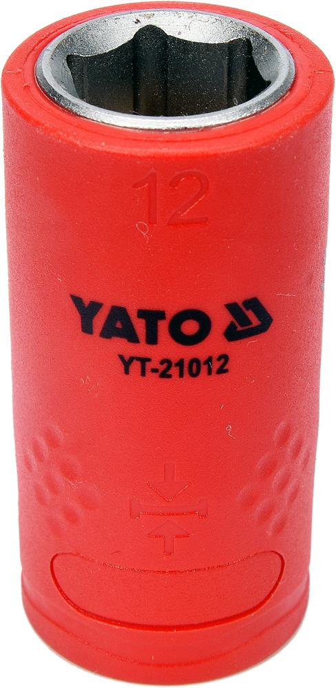 Yato YT-21012 Головка торцева 6-гранна діелектрична 3/8" 12 мм YT21012: Купити в Україні - Добра ціна на EXIST.UA!