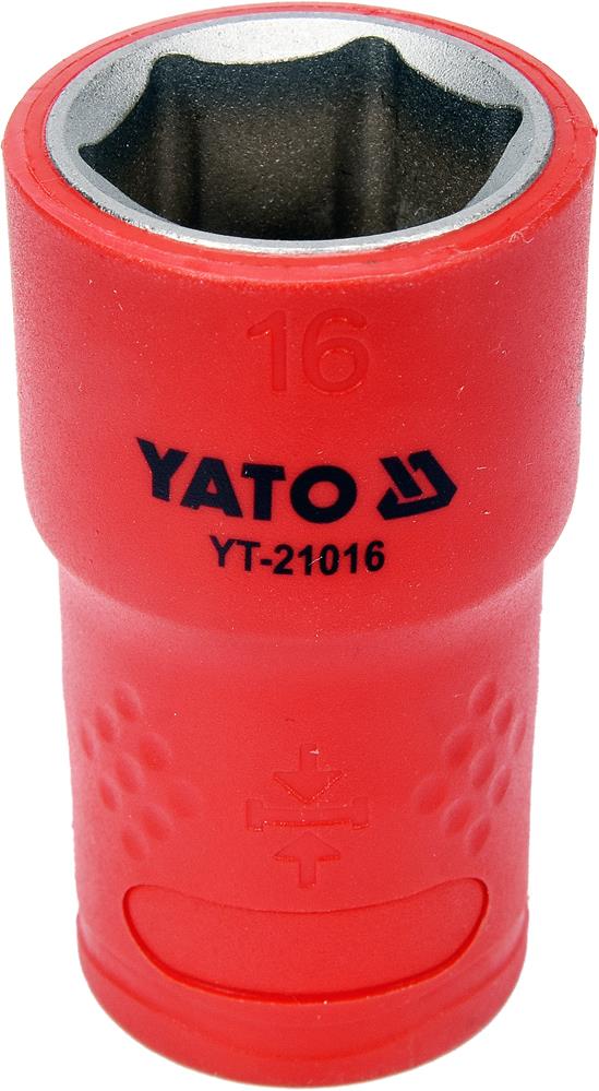 Yato YT-21016 Головка торцева 6-гранна діелектрична 3/8" 16 мм YT21016: Купити в Україні - Добра ціна на EXIST.UA!