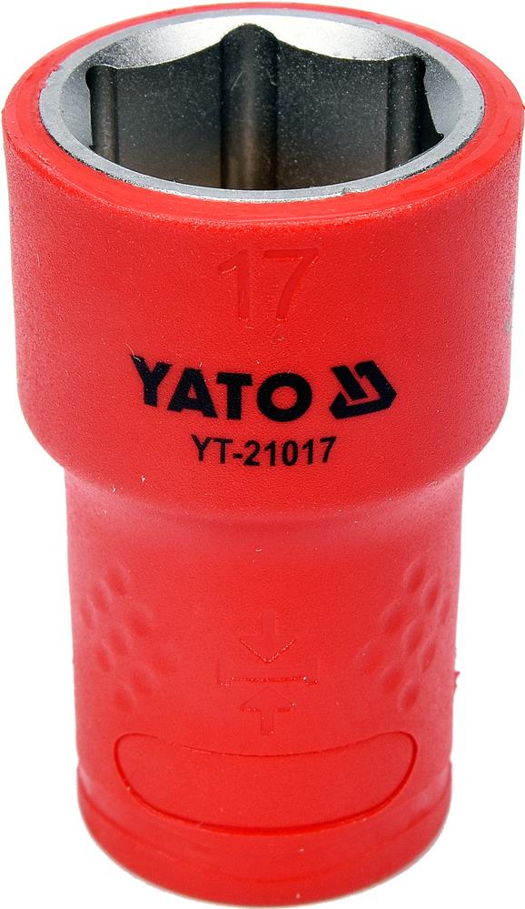 Yato YT-21017 Головка торцева 6-гранна діелектрична 3/8" 17 мм YT21017: Приваблива ціна - Купити в Україні на EXIST.UA!