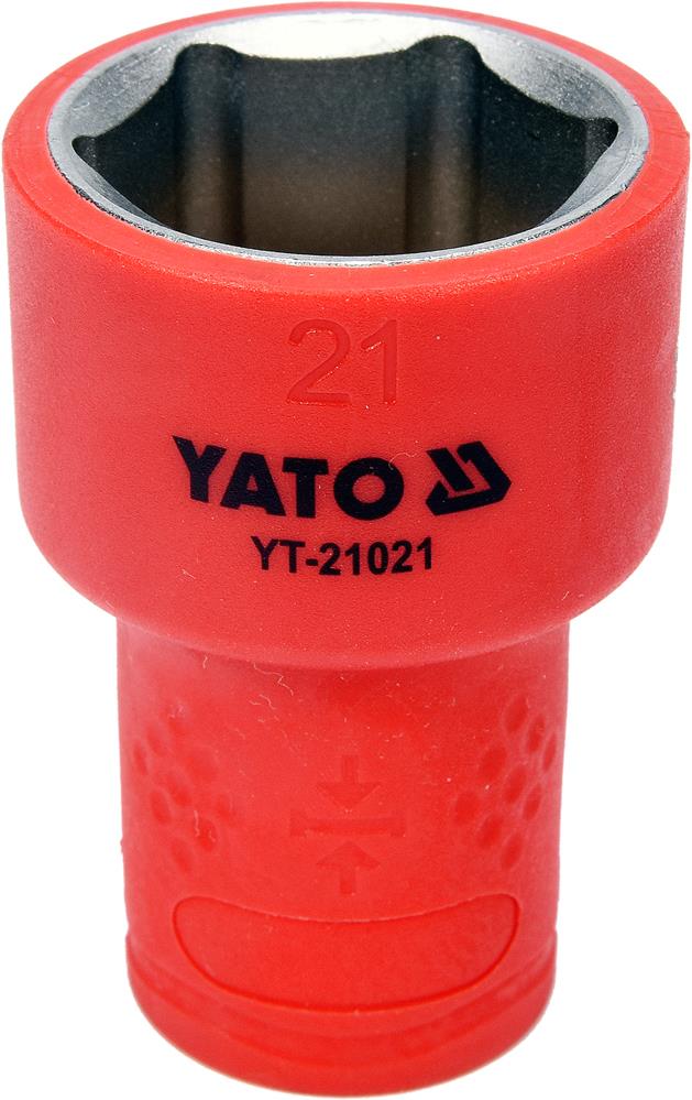 Yato YT-21021 Головка торцева 6-гранна діелектрична 3/8" 21 мм YT21021: Купити в Україні - Добра ціна на EXIST.UA!