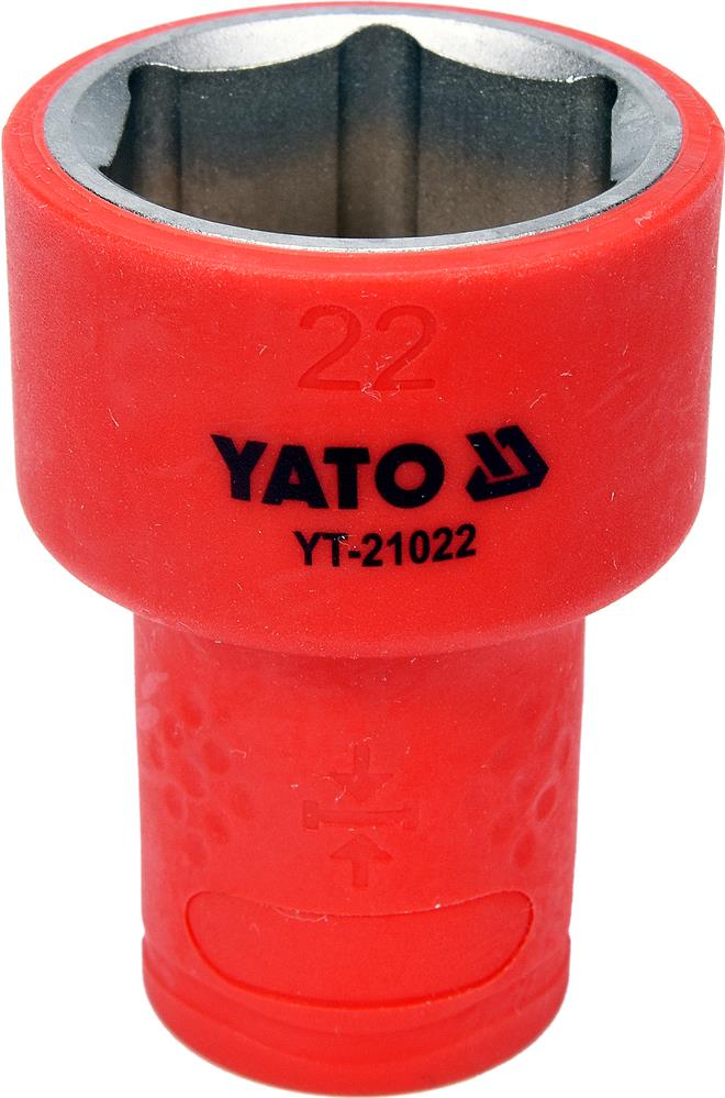 Yato YT-21022 Головка торцева 6-гранна діелектрична 3/8" 22 мм YT21022: Купити в Україні - Добра ціна на EXIST.UA!
