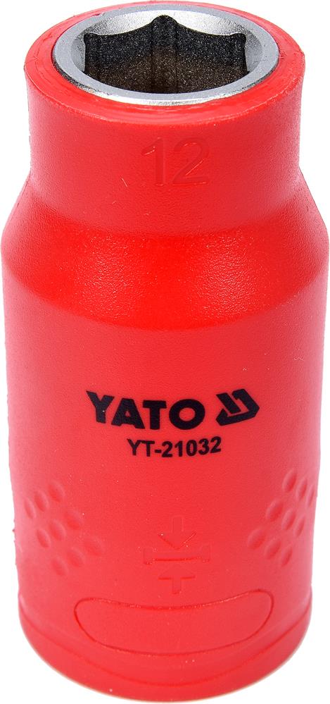 Yato YT-21032 Головка торцева 6-гранна діелектрична 1/2" 12 мм YT21032: Купити в Україні - Добра ціна на EXIST.UA!
