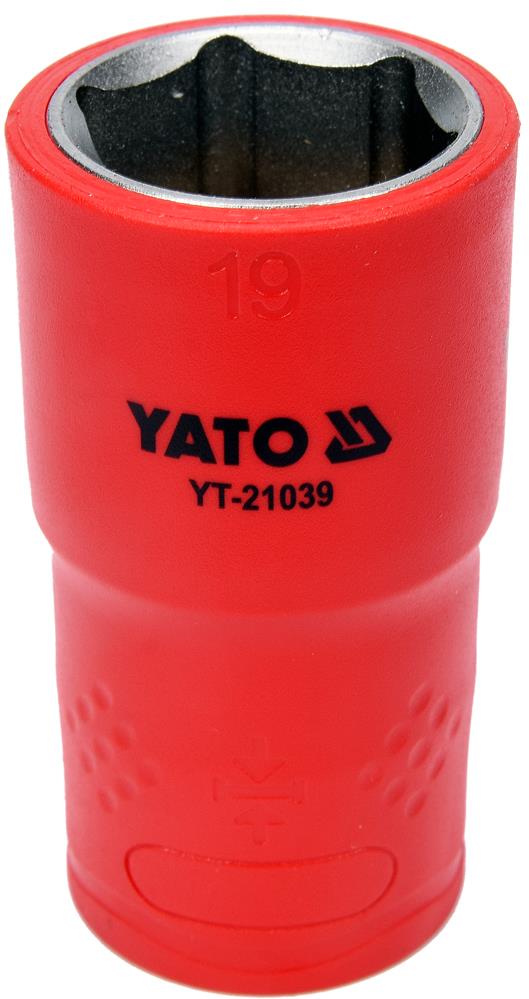 Yato YT-21039 Головка торцева 6-гранна діелектрична 1/2" 19 мм YT21039: Купити в Україні - Добра ціна на EXIST.UA!