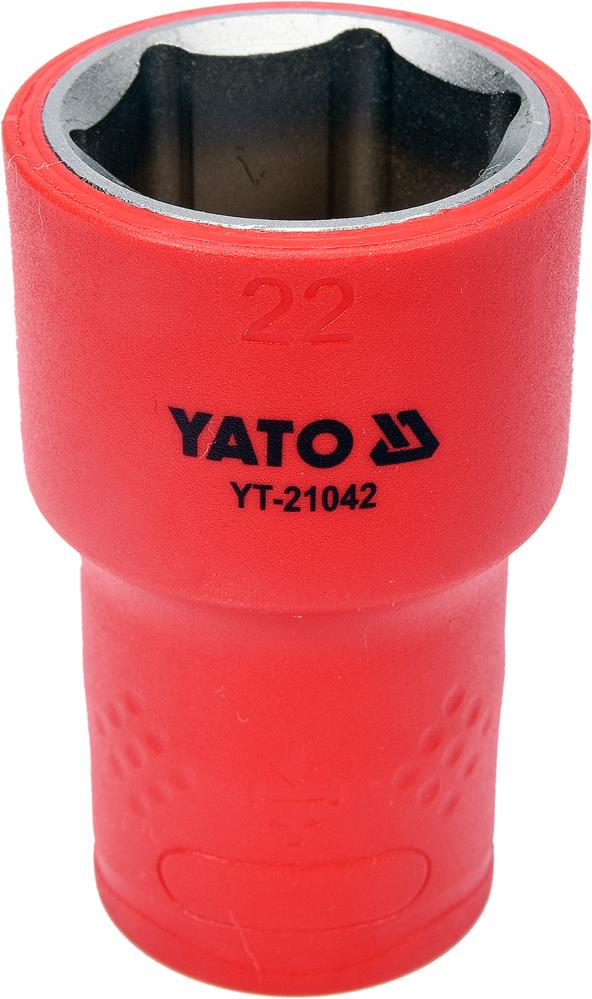 Yato YT-21042 Головка торцева діелектрична 1/2'' 22мм YT21042: Приваблива ціна - Купити в Україні на EXIST.UA!