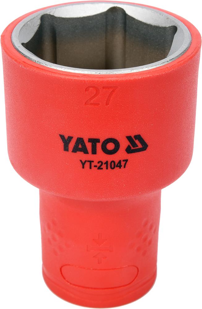 Yato YT-21047 Головка торцева діелектрична 1/2'' 27мм YT21047: Купити в Україні - Добра ціна на EXIST.UA!
