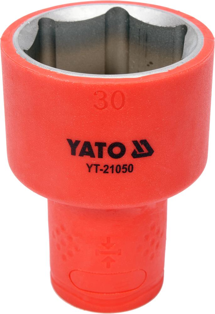 Yato YT-21050 Головка торцева 6-гранна діелектрична 1/2" 30 мм YT21050: Купити в Україні - Добра ціна на EXIST.UA!