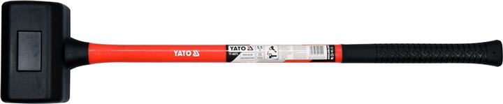 Yato YT-46273 Молоток безінерційний з гумовим обухом, 180х110х110 мм, 5.5 кг YT46273: Купити в Україні - Добра ціна на EXIST.UA!