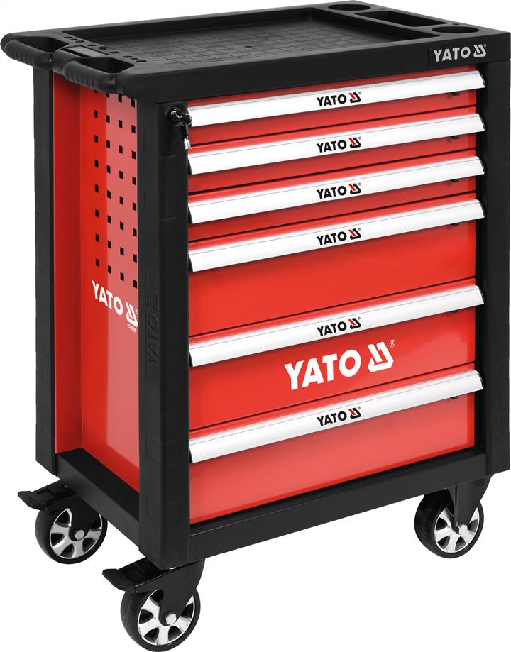 Yato YT-55299 Сервисная тележка на колёсах с выдвижными ящиками, 6 ящиков, 975x 765x 465 мм YT55299: Купить в Украине - Отличная цена на EXIST.UA!