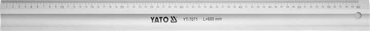 Yato YT-7071 Лінійка алюмінієва, 600 мм YT7071: Купити в Україні - Добра ціна на EXIST.UA!