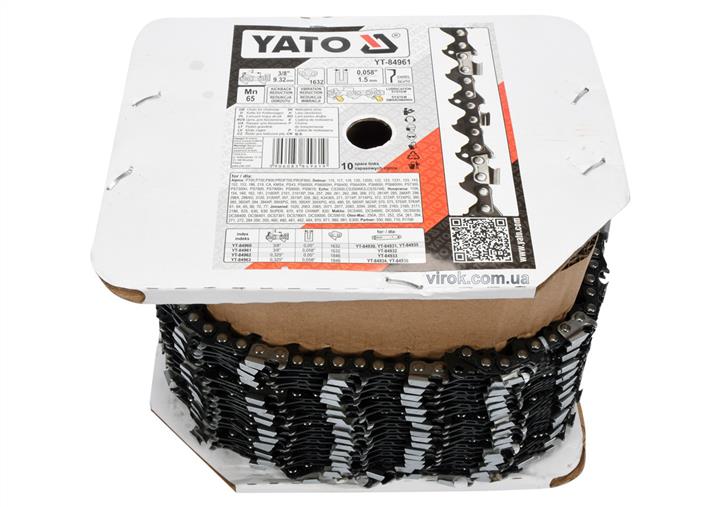 Yato YT-84961 Цепь для бензопилы на катушке 3/8", 1632 звена YT84961: Купить в Украине - Отличная цена на EXIST.UA!