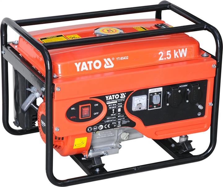 Yato YT-85432 Генератор бензиновий YT85432: Купити в Україні - Добра ціна на EXIST.UA!