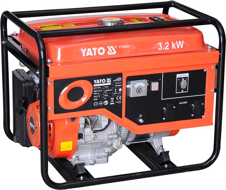Yato YT-85434 Генератор бензиновий YT85434: Приваблива ціна - Купити в Україні на EXIST.UA!