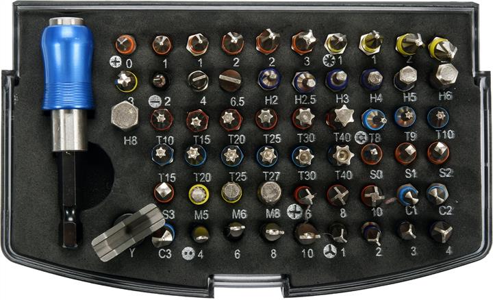 YT04624 Yato Набор бит с держателем 1/4" 59 предметов