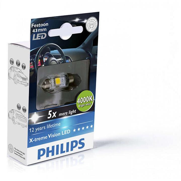 Philips 129454000KX1 Лампа світлодіодна Philips X-tremeUltinon LED Festoon (C5W) 12В 1Вт 129454000KX1: Приваблива ціна - Купити в Україні на EXIST.UA!