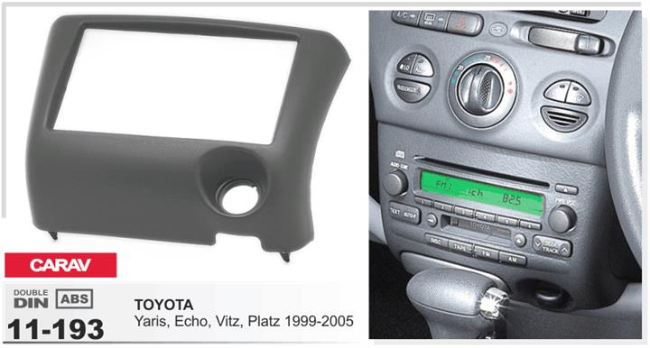 11193 Carav Переходная рамка Carav 2-din