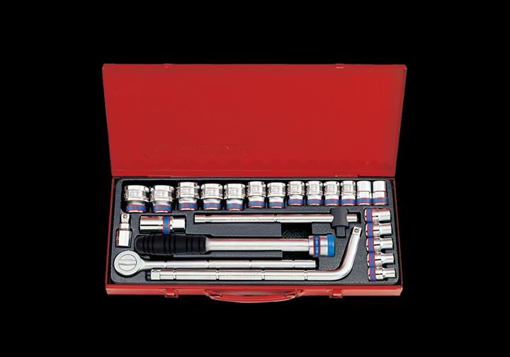 4524MR King tony Набор головок 1/2 " 24 ед. 6-ти гранн.