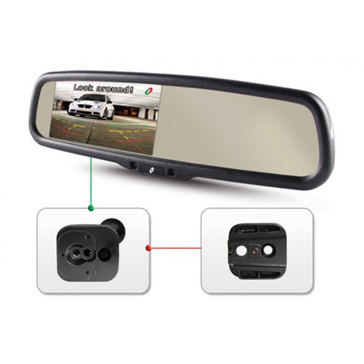 MB009 Gazer Перехідне кріплення до дзеркала Gazer MB009 (Honda / Mitsubishi / Mercedes / Mazda / Toyota)