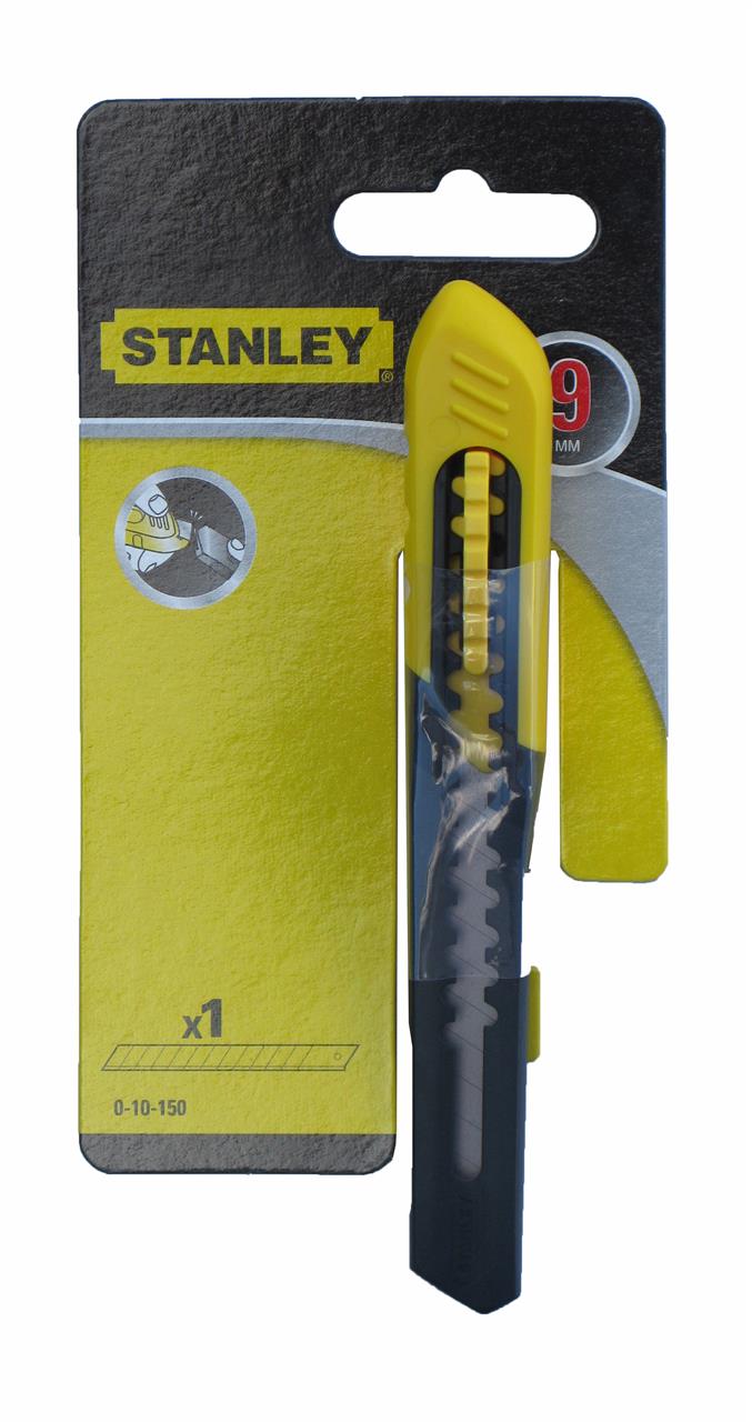 Stanley 0-10-150 Ніж STANLEY "SM" : висувне лезо, М 9 мм, з відломними сегментами, L 165 мм. 010150: Приваблива ціна - Купити в Україні на EXIST.UA!