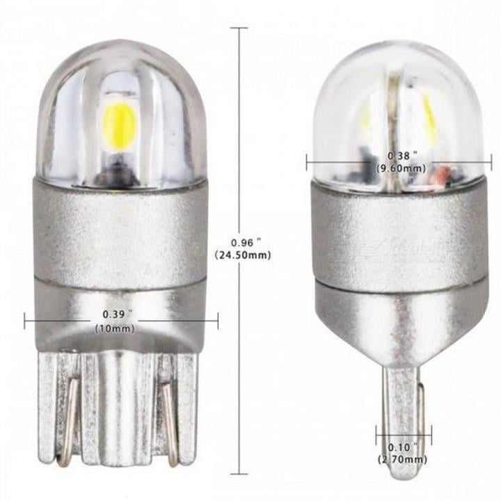 481 IDial Лампа світлодіодна T10 12V W2,1x9,5d (2 шт.)