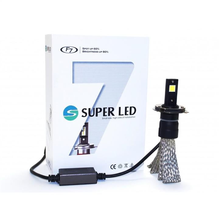 SuperLED 22484 Лампи світлодіодні комплект SuperLED F7 H4 12 /24V 30W 6000K (2 шт.) 22484: Купити в Україні - Добра ціна на EXIST.UA!