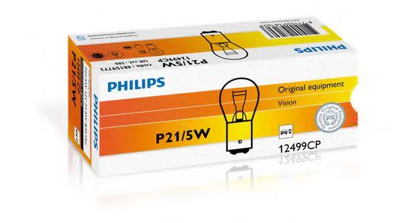 Philips 48159773 Лампа розжарювання P21/5W 12V 21/5W 48159773: Приваблива ціна - Купити в Україні на EXIST.UA!