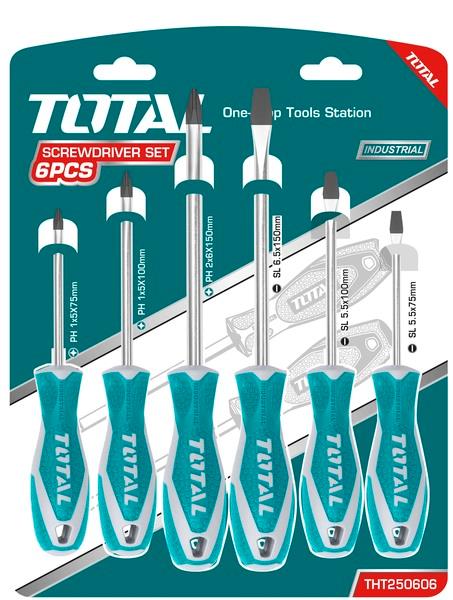 Total Tools THT250606 Набор отверток 6 предметов. THT250606: Приваблива ціна - Купити в Україні на EXIST.UA!