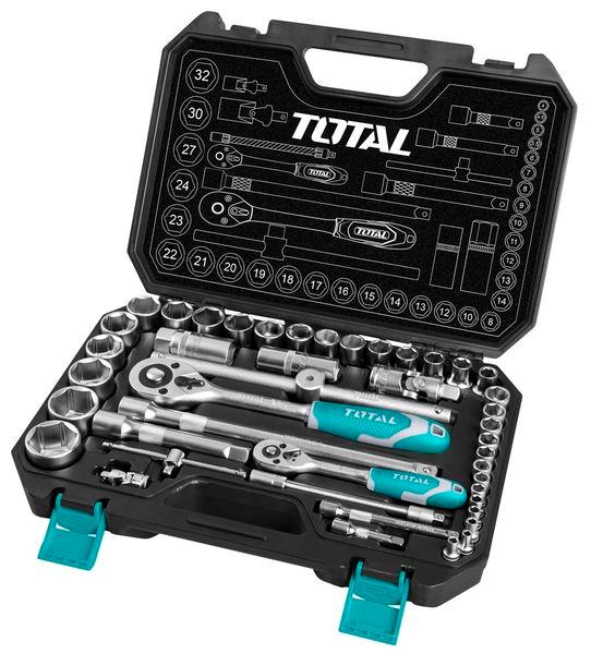 Total Tools THT421441 Набор инструментов TOTAL THT421441 1/2", 1/4" 44 предмета THT421441: Купити в Україні - Добра ціна на EXIST.UA!