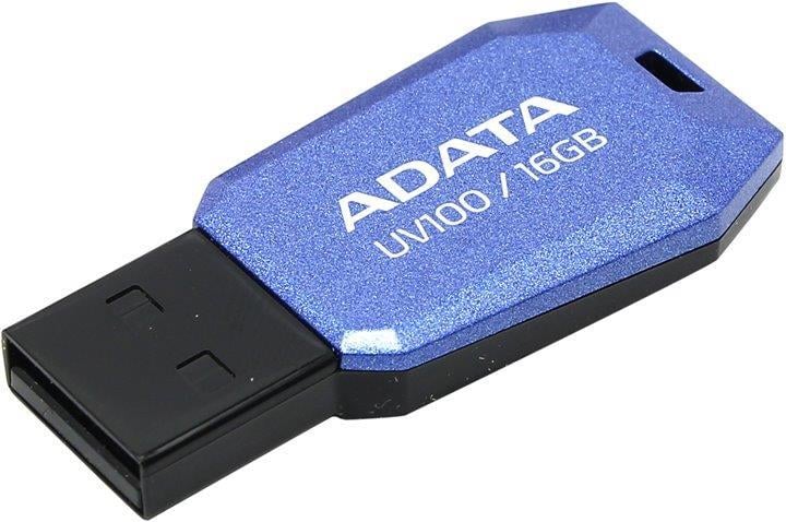 ADATA AUV100-16G-RBL Накопичувач ADATA 16GB USB UV100 16GB Blue AUV10016GRBL: Приваблива ціна - Купити в Україні на EXIST.UA!