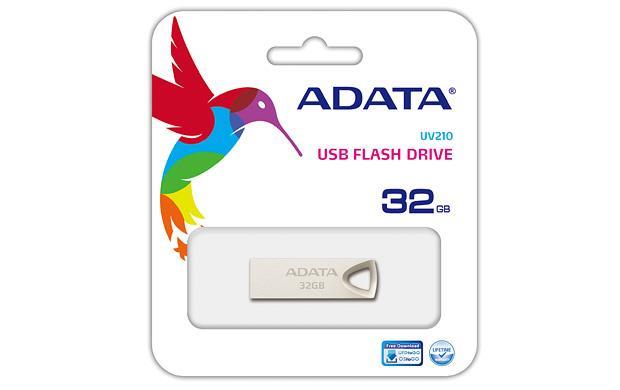 ADATA AUV210-32G-RGD Накопичувач Flash A-DATA USB 2.0 AUV 210 32Gb Golden AUV21032GRGD: Приваблива ціна - Купити в Україні на EXIST.UA!