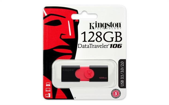 Kingston DT106/128GB Накопичувач Kingston 128GB USB 3.0 DT106 DT106128GB: Купити в Україні - Добра ціна на EXIST.UA!